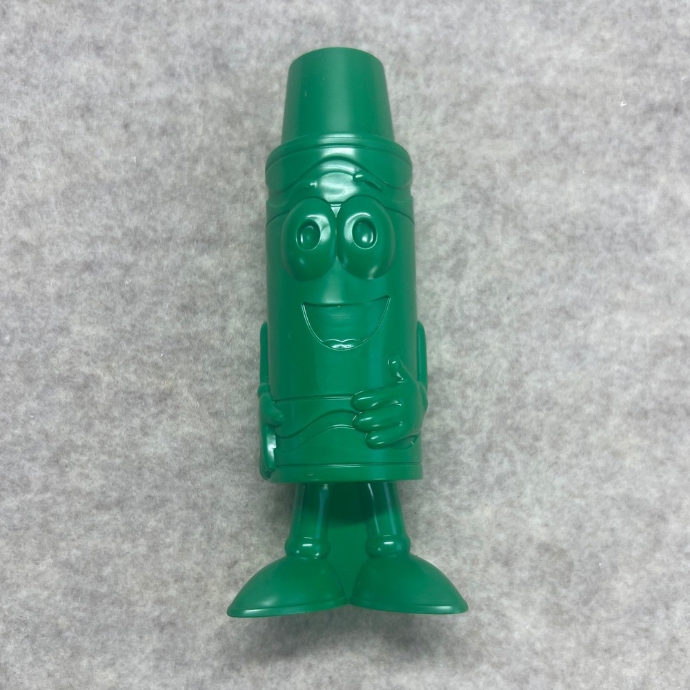 Crayola Crayon Character Sharpener Tip Container Green Small Excellent 2014